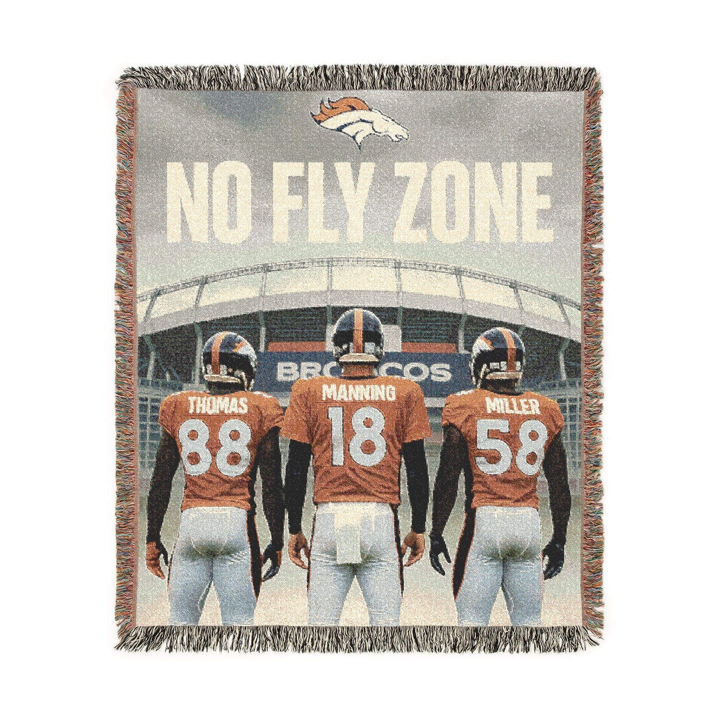 Denver Broncos 15' Blanket